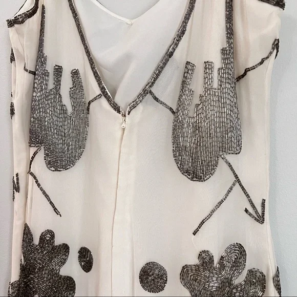 Creative Creations Bonwit Teller silk beaded slip dress - Picture 6 of 16